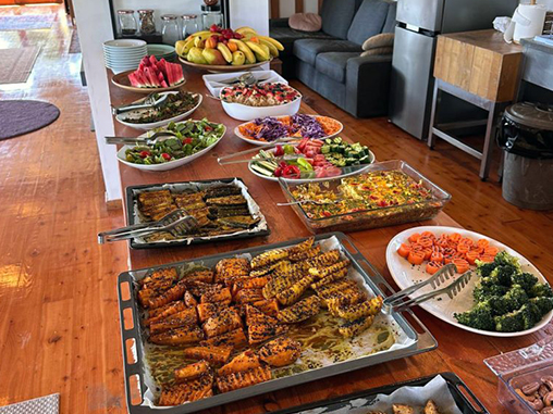 Fresh fruits for smoothies